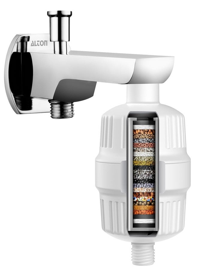 ALTON FLT40110, 15-Stage Shower and Tap Filter for Hard Water | Water Softener for Bathroom | Hard Water Filter | White - Image 1